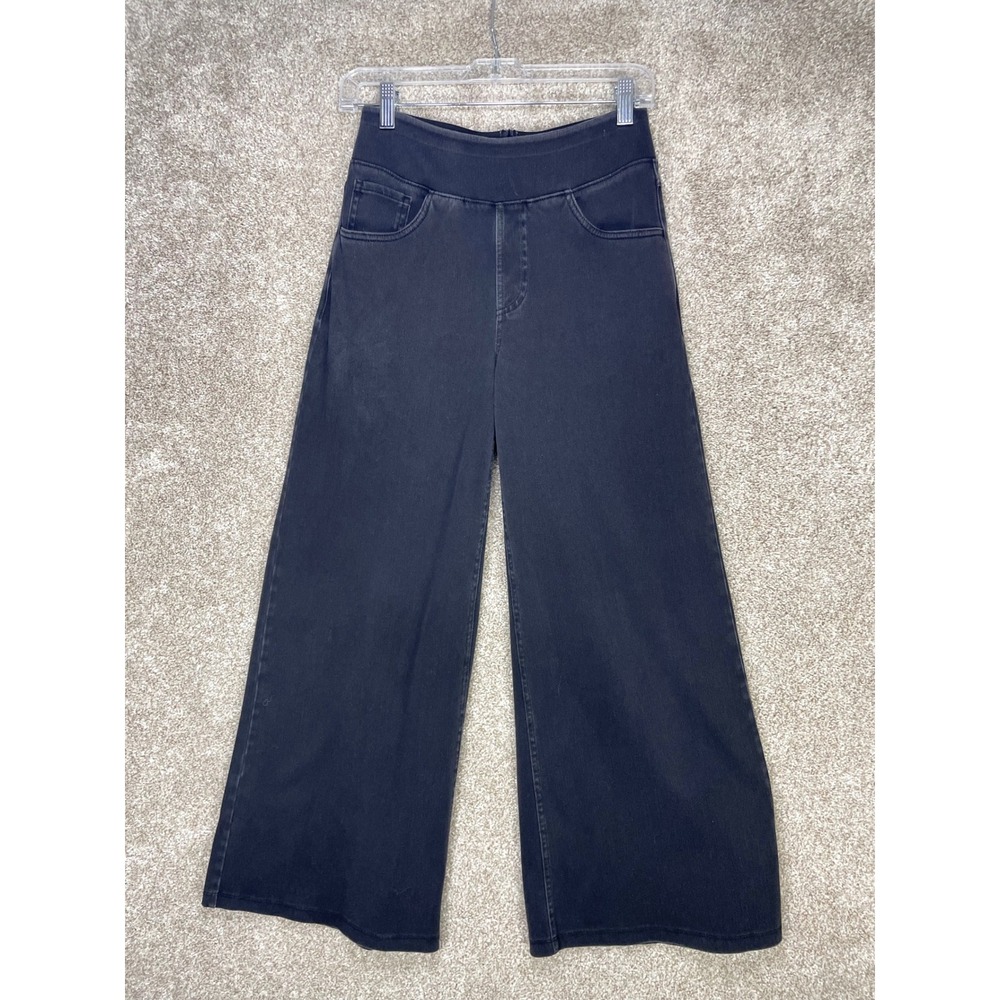 Halara High Waisted Wide Leg Pants Womens Small Black Stretchy Comfort